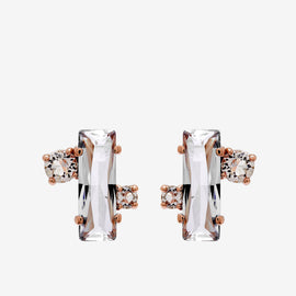 Bria Crystal Baguette Earrings